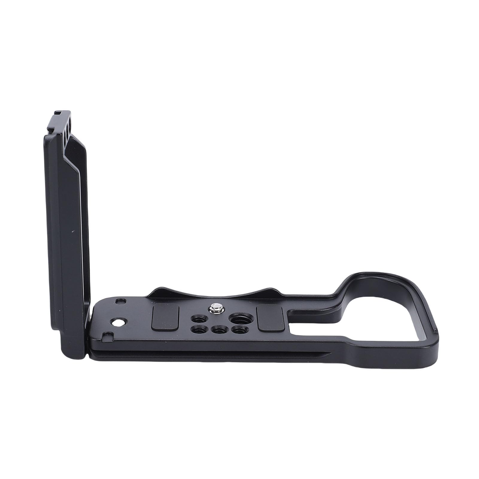 Staffa a L con Sblocco Rapido per S5II, Supporto Macchina (BLACK) | Materiale in lega di alluminio, compatibilità universale, aperture precise