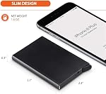 Portefeuille Minimalist Carte de crédit Portefeuille RFID Wallet de blocage avant portefeuille de poche pour les hommes Automatique pop up Design aluminium métal jusqu'à tenir 7 Cartes (Noir) & gris