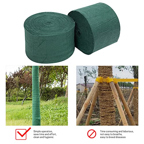 Zelarman 2 Pack Tree Protector Wraps - Total 130 Foot Cold-Proof Tree Trunk Tape Wrap Plants Freeze Protection Bandage Wrap Guard For Warm-Keeping & Moisturizing #TOP5