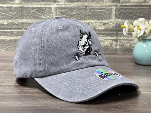 Image of Farm Animal Baseball Cap for Men Women, Goat Donkey Horse Pig Hat | Farm Life Inspiration, Classic Baseball Cap Design, Breathable Cotton Fabric, Secure Adjustable Buckle
