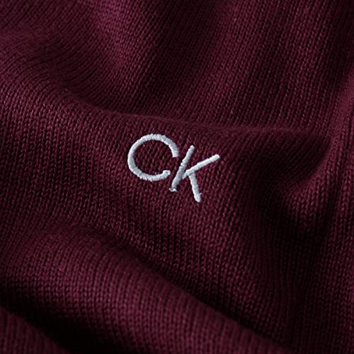 Calvin Klein Men's Crew Neck Cotton Breathable Golf Sweater3