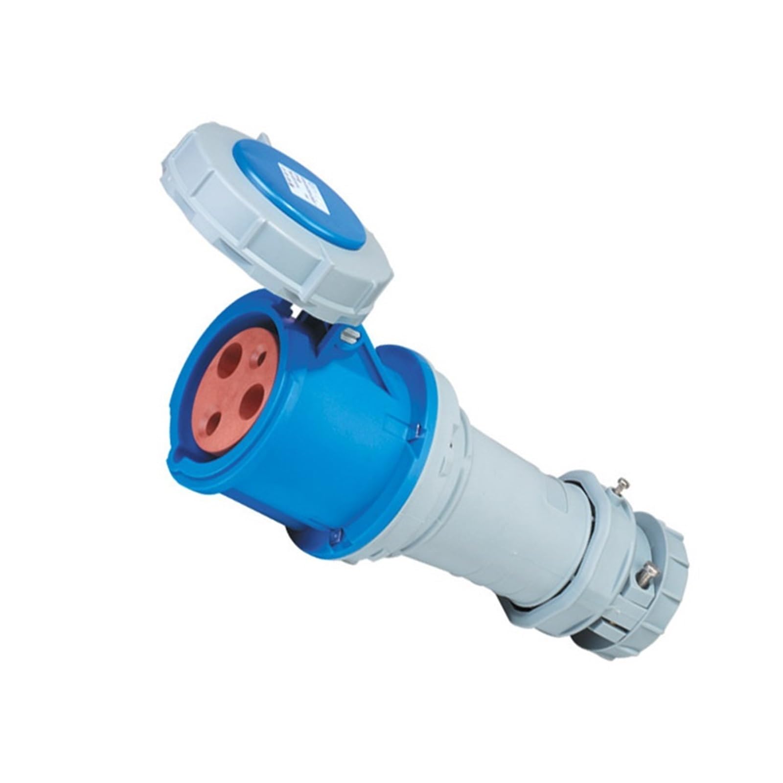 Conector industrial 3P 63A SP-1574 impermeable para evitar cortes de luz