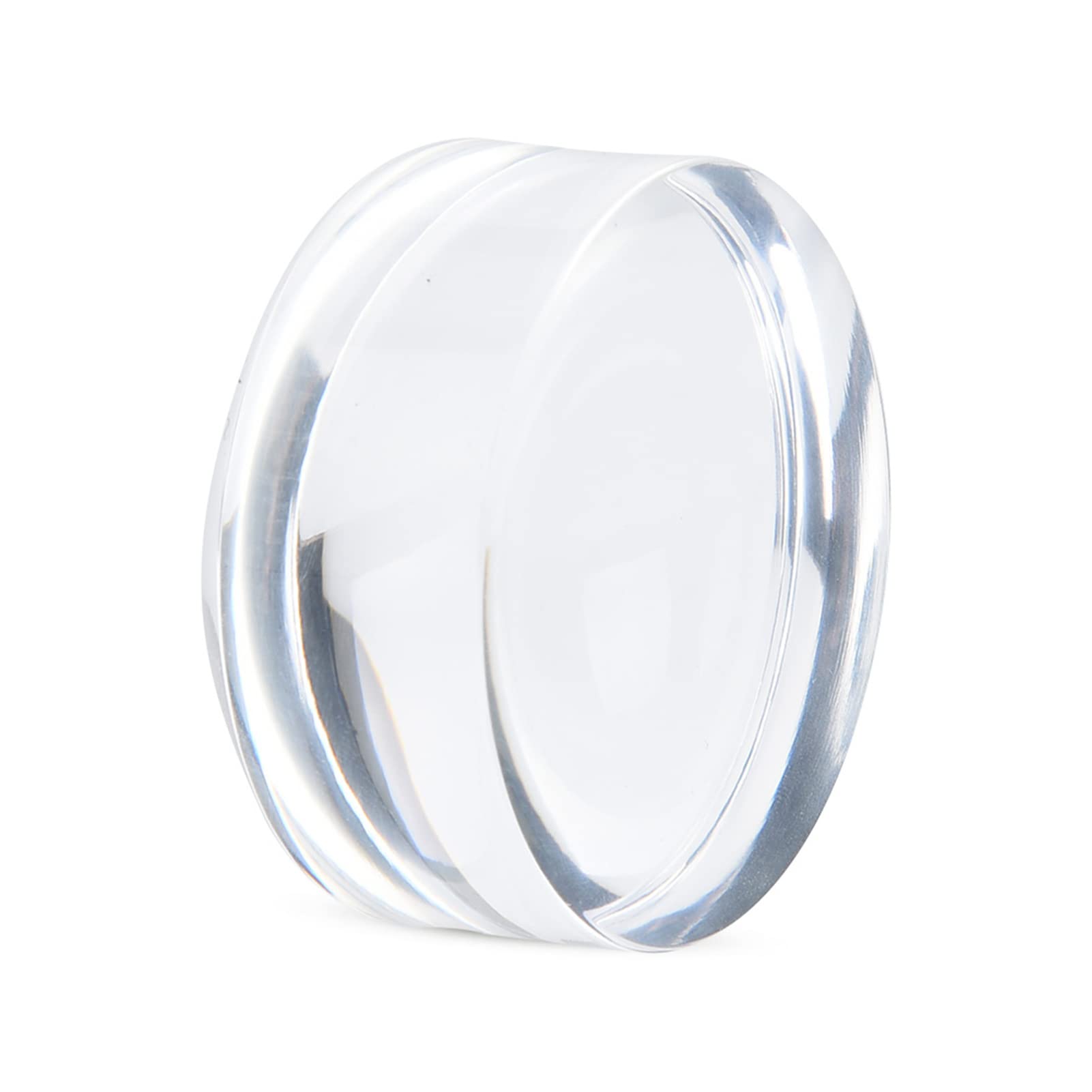 8X Optical Magnifying Dome, Portable Optical Acrylic Magnifying Glass Desktop Reading Magnifier Half Ball Weight For Reading Newspapers Stamps And Maps