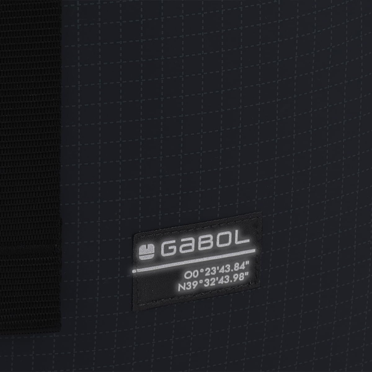 Gabol - Mochila de 2 Compartimentos Lion 31x43x17 cm - Organizador Interior - Espalda y Asas Acolchadas - Etiqueta Reflectante y Resistente al Agua - Diseño en Poliéster Resinado - Azul Marino