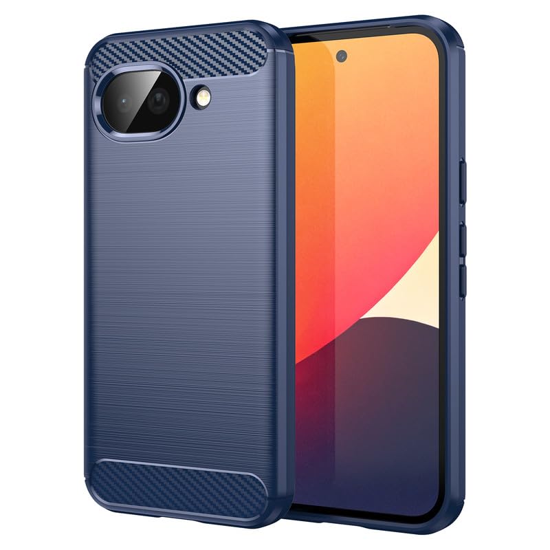Image of Basic Case for Google Pixel 10a (Carbon Fibre Blue)