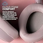 JLab JBuds Lux ANC Wireless Headphones, Mauve, Hybrid Active Noise Cancelling, Customizable Sound, Spatial Audio Compatible, Premium Over-Ear Bluetooth Headset - Image 4