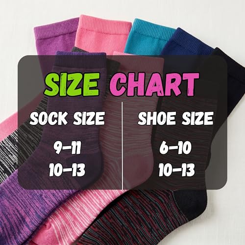 Image of Tipi Toe Women's Fun Patterned Dress Socks, 12-Pack Lightweight Colorful Crew Socks, Casual Novelty Assorted Designs