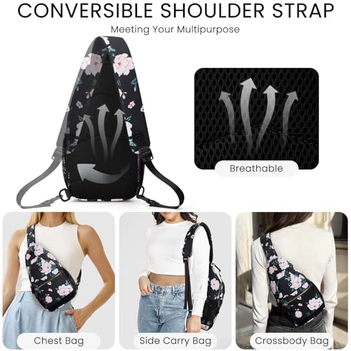 Image of Vankor Small Crossbody Purses Bags for Women Men Travel, Chest Sling Bag Women Casual Cross Body Bag for Woman Sling Backpack