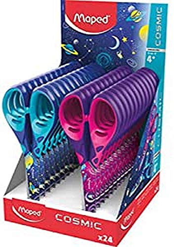 Maped 464914 Cosmic Kids schaar, geassorteerd op kleuren, 13 cm, 1 stuk
