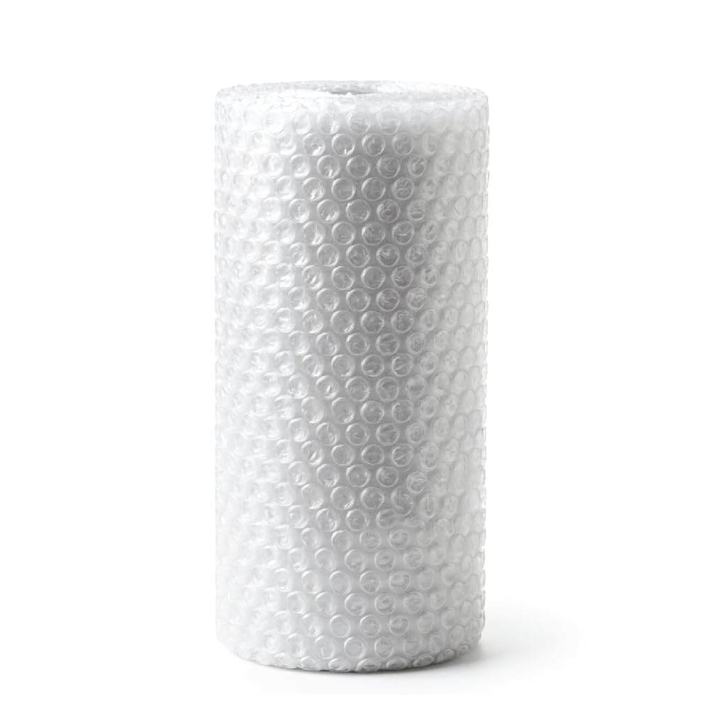 Concept4u Clear Bubble Wrap Roll 600Mm X 2M Strong Polythene Packing Wrap For Moving House, Storage & Shipping | Small Air Cushion Protective Packaging For Fragile Items
