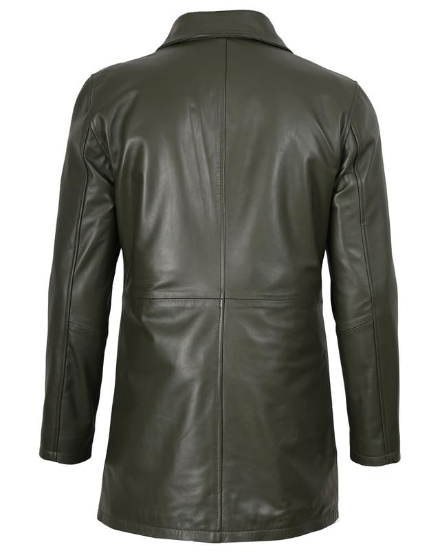 Image of Decrum Men Leather Jacket - Casual Stylish Real Lambskin Leather Jackets for Mens