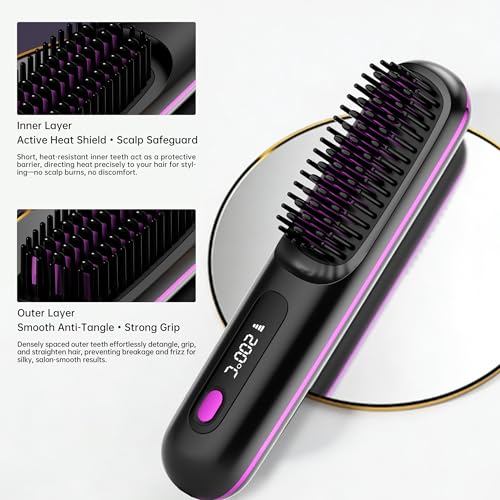 Cepillo alisador inalámbrico GERY Go Brush Pro S7 miniatura 6