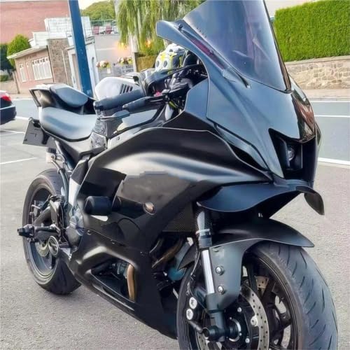 Aileron moto anti-guidonnage pour Yamaha YZF-R7 2022-2025 becquet guidage d'air noir - 5
