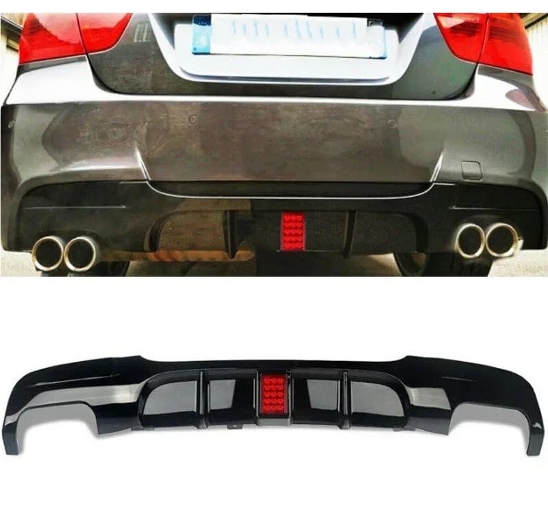 Difusor parachoques trasero con Led para Serie 3 E90 de 2005 a 2012 3