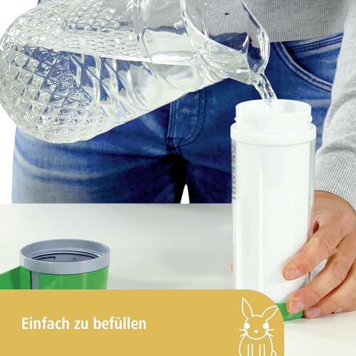 Kerbl Pet beheizbare Kleintiertränke NoFrost Superior 2.0, Wassertränke, grün, Kunststoff, Kleintiere, doppelwandig isoliert, bis -20°C frostfrei