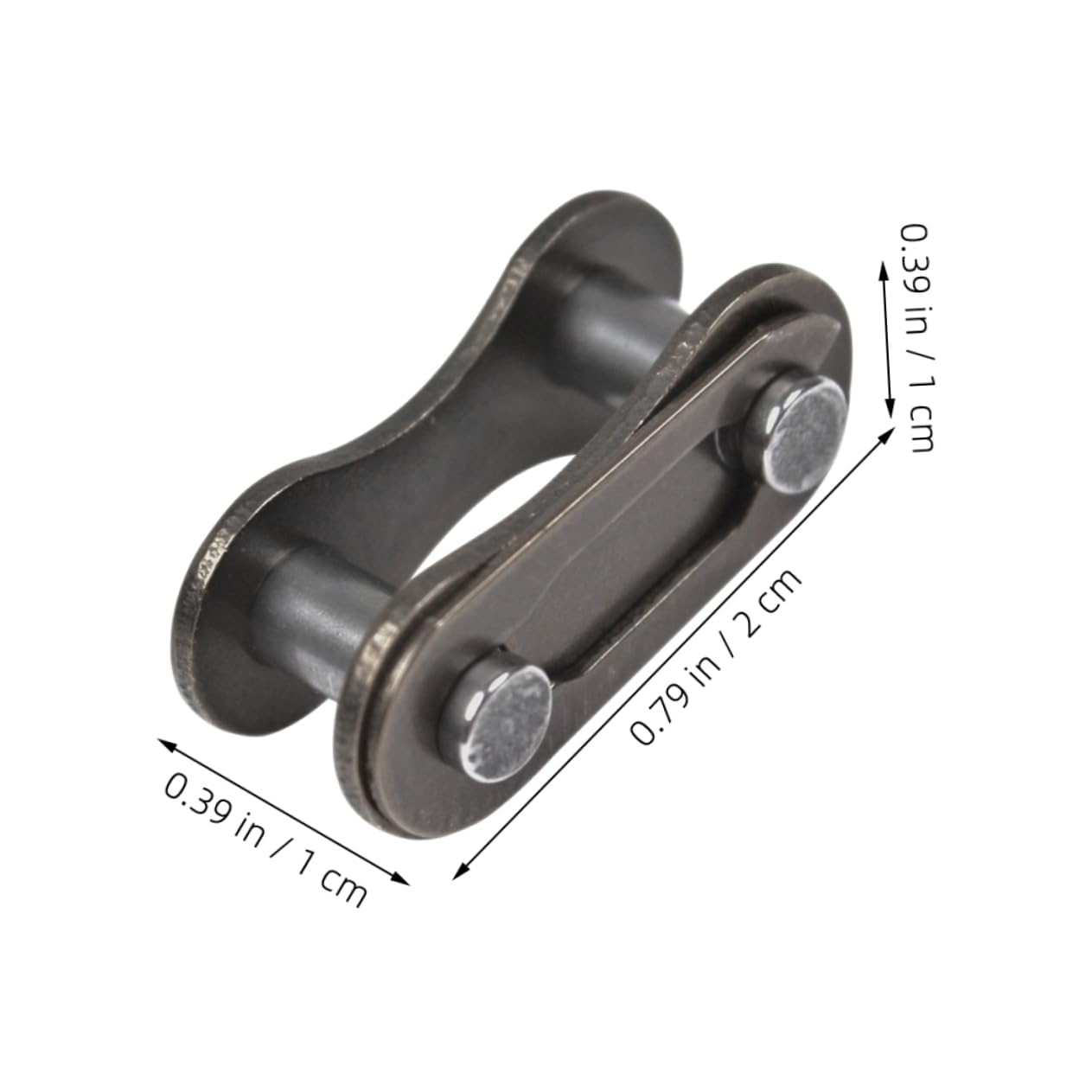 GOOHOCHY Single Speed Bicycle Chain Link Connectors Metal Quick Install Chain Links Reusable Link Assembly for Coupling and Repair