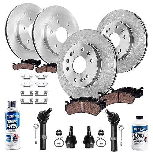 Image of Detroit Axle - Front Brake Kit for Silverado Suburban Sierra Yukon XL 1500