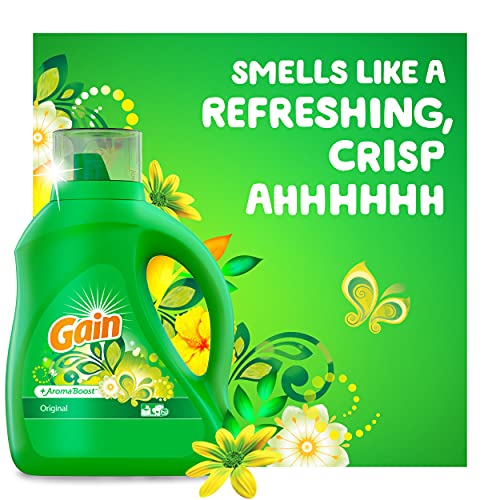 image for Gain Laundry Detergent Liquid Soap Plus Aroma Boost, Original Scent, H