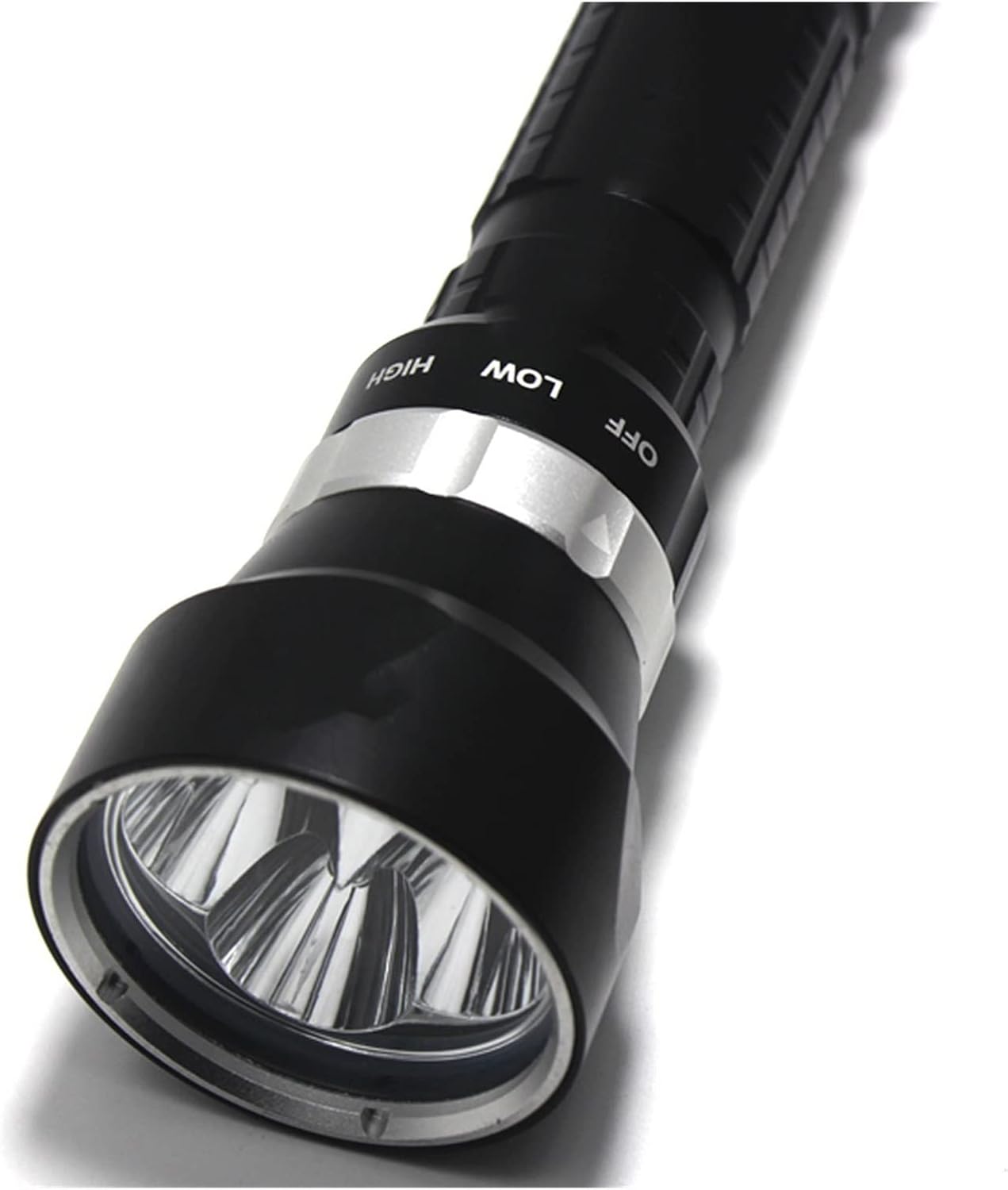 Underwater Lights 50W 3-Mode 8000 Lumen XM-L2 5 X L2 LED Diving Flashlight Torch 200M Underwater Waterproof LED Flash Light Lantern for Outdoor Exploration Under Water Sports (A 1)