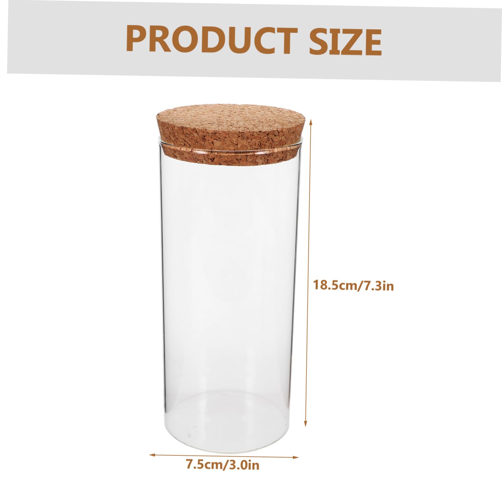 BESPORTBLE 5 Piezas Botella ecologica contenedor de Micro paisajismo Decorativo Terrario de Planta de Aire Botella Multiusos Terrarium Botella Transparente terrario de Cristal con Tapa Vidrio