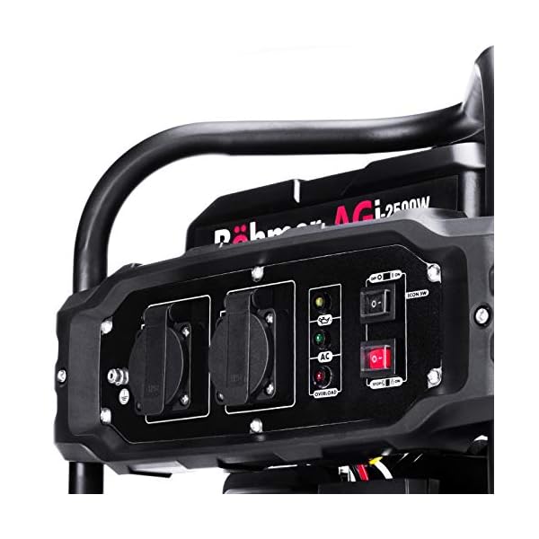 BöhmerAG i2500W Petrol Inverter Generator 2000w Pure Sine Wave