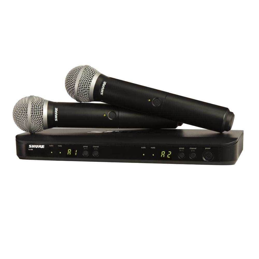 Shure BLX288/PG58 Dual Hand Wireless Microphone System