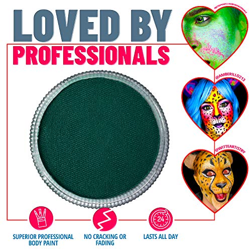 Blue Squid Pinturas faciales profesionales con base acuosa, aptas para la cara y para el cuerpo, para niños, adultos y… - Imagen 3