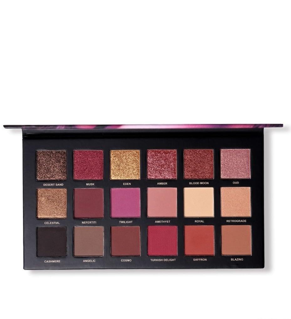 UCANBE18 Color Rose Gold and Desert Mermaid Eyeshadow Palette with Shimmering Putty Texture