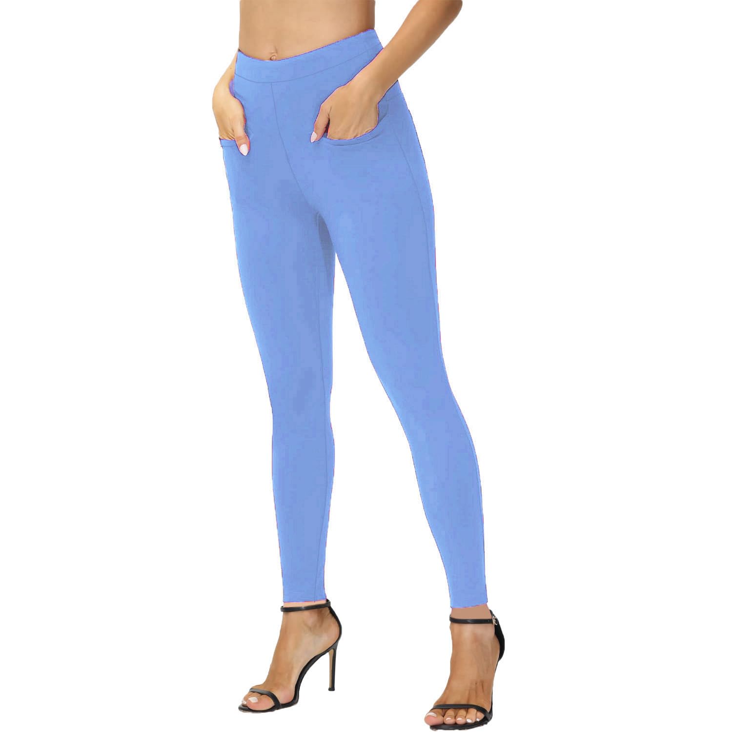 brand flex Women's Stretchable Pocket Jeggings - Mid Waist, Ankle Length, Breathable Fabric, Elastic Waistband, Perfect for Yoga Jegging Single Pack for Women-picture-13