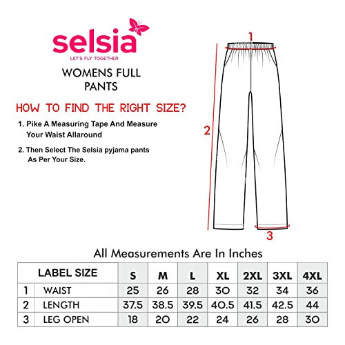 Image of Womens 100% Cotton Loungwear Pyjama Pant-pack of 1