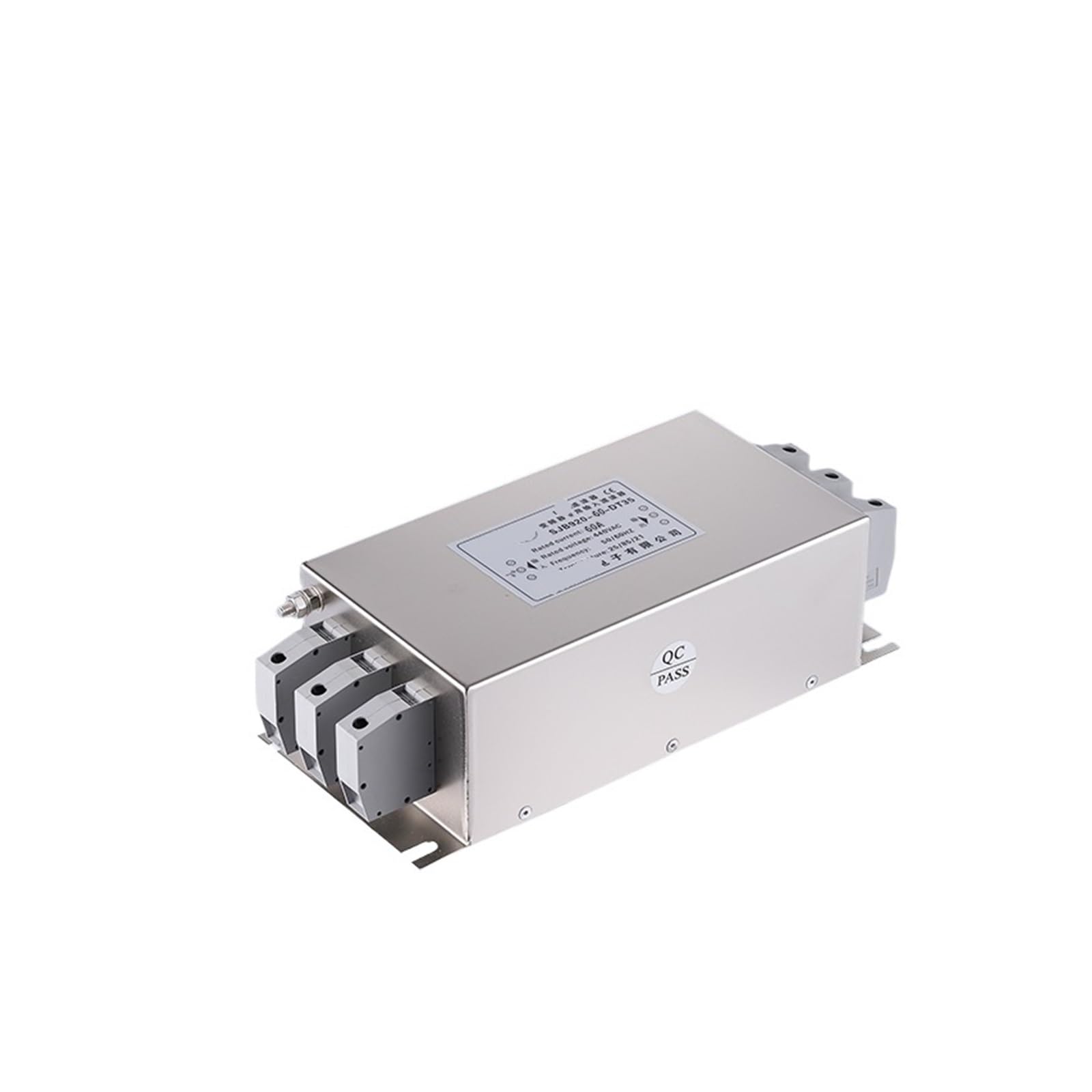 Coszwqdp 5V Sjb920-5A/250A-Dt Three-Phase Input Terminal Block Servo Inverter Dedicated Anti-Interference Power Filter 380V(Sjb920-60A-Dt 30Kw)