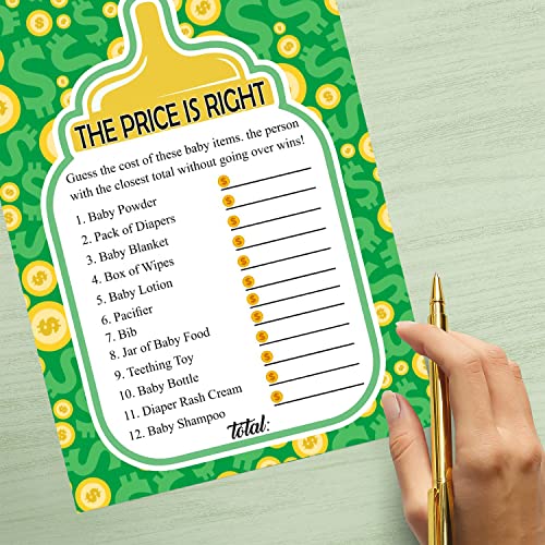 Image of Party Propz Baby Shower Games - 50pcs Card Game for Baby Shower | Baby Shower Placards | Baby Shower Game Cards (cardstock) | Baby Shower Game | Baby Shower Game Kit | Baby Shower Tambola Tickets