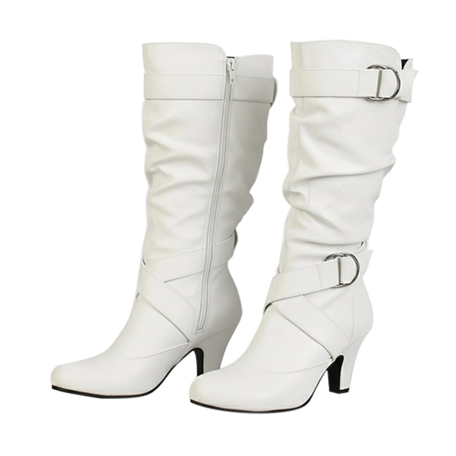 Damen Stiefel Mit Absatz Wasserdicht Bequem Weitschaft Damenstiefel