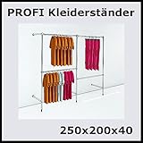 stolmen spiegel Profi Kleiderständer / Wandständer / Textilständer / Bekleidungsständer / Garderobe