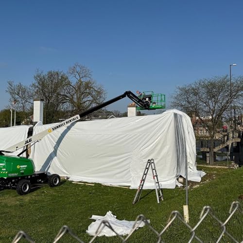 Geneva&rsquo;s historic blacksmith shop gets covered in plastic - city gives 10 days to take it down