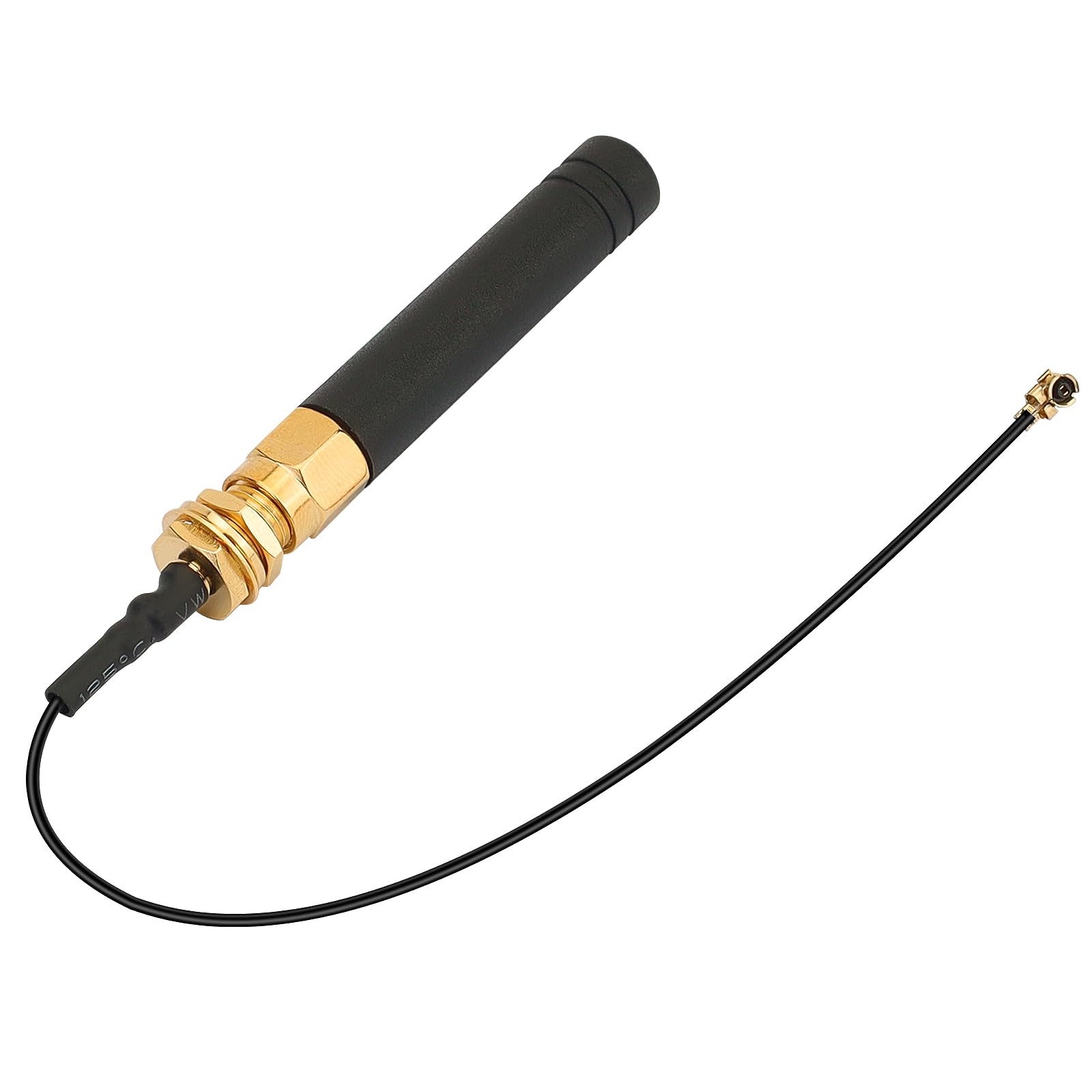 5 stuks 868 MHz antenne, 10dBi Gain 19,5 cm Omni SMA stekker 19,5 cm (U.FL IPX) naar SMA bus kabel voor ESP32/LoRa 32 V3/LoRa32u4 II Long Range Soft Whip-antenne