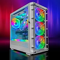 GameMachines Storm Snow Edition - Gaming PC - Wasserkühlung - AMD Ryzen 5 5600X - NVIDIA RTX 3050-1000GB SSD - 2TB Festplatte - 16GB RGB DDR4 - WLAN - Windows 11 Pro