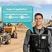 N NOAH Jobsite Tool Vest for Men, Adjustable, Durable 1680D Fabric, Breathable, Multiple Pockets, Reflective Stripe, Vest for Construction Worker, Electrician, Carpenter, for Outdoor Activities