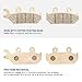 Sintered Brake Pads Front Rear Brake Pad Set Compatible With Yamaha Wolverine 700 850 YXE85 YXF85 Viking 700 YXC700 YXM700 2014-2022