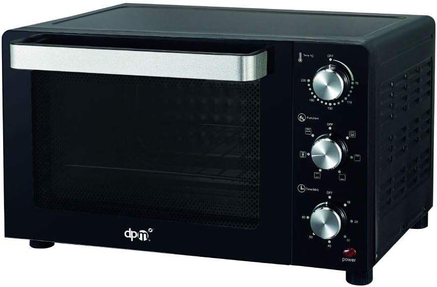 Forno Fornello da Cucina Elettrico Ventilato + Timer 1200 watt new chef 25 litri Forno Fornello da Cucina Elettrico Ventilato + Timer 1200 watt new chef 25 litri