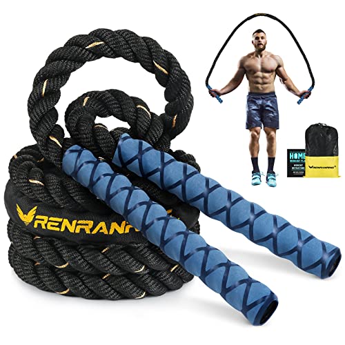 Photo 1 of 2.56lb/3lb Weighted Jump Rope for Fitness - Upgraded Cozy Handle Heavy Jump Ropes for Men and Women