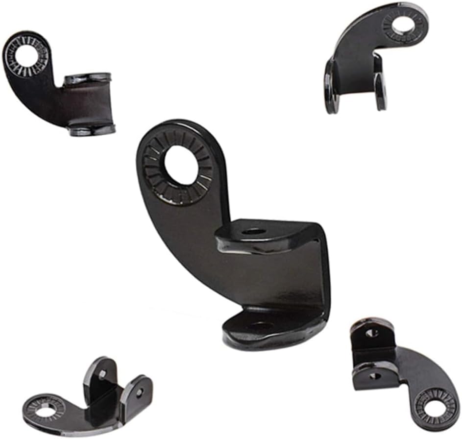 Milisten Bike Trailer Coupler Attachment Durable Steel Hitch with Angled Elbow for Easy Connection to Bicycle