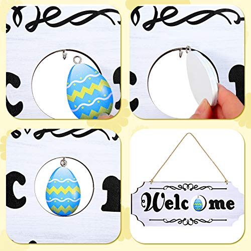 image for Jetec Interchangeable Seasonal Welcome Sign Multipie Holiday Welcome W