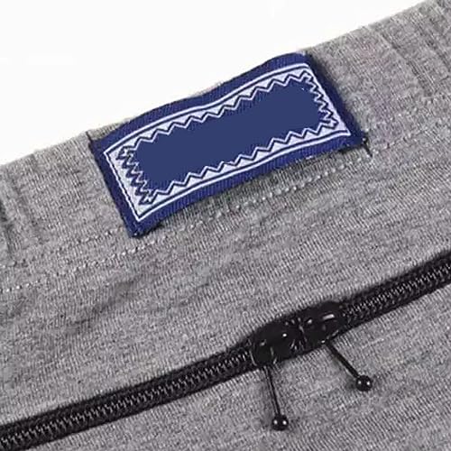 LASEVE Men's Secret Front Stash Pocket Soft Underwear Zipper Trunks Breathable Durable Boxer Briefs 3 Packs3
