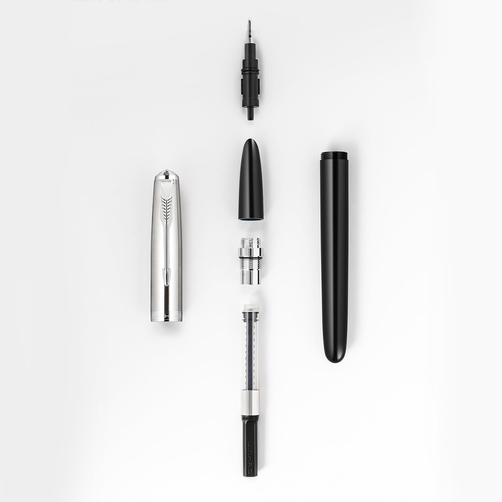 Amazon | YUEHUINIAO 86 万年筆 レトロ ブルー ブラック マルチカラー