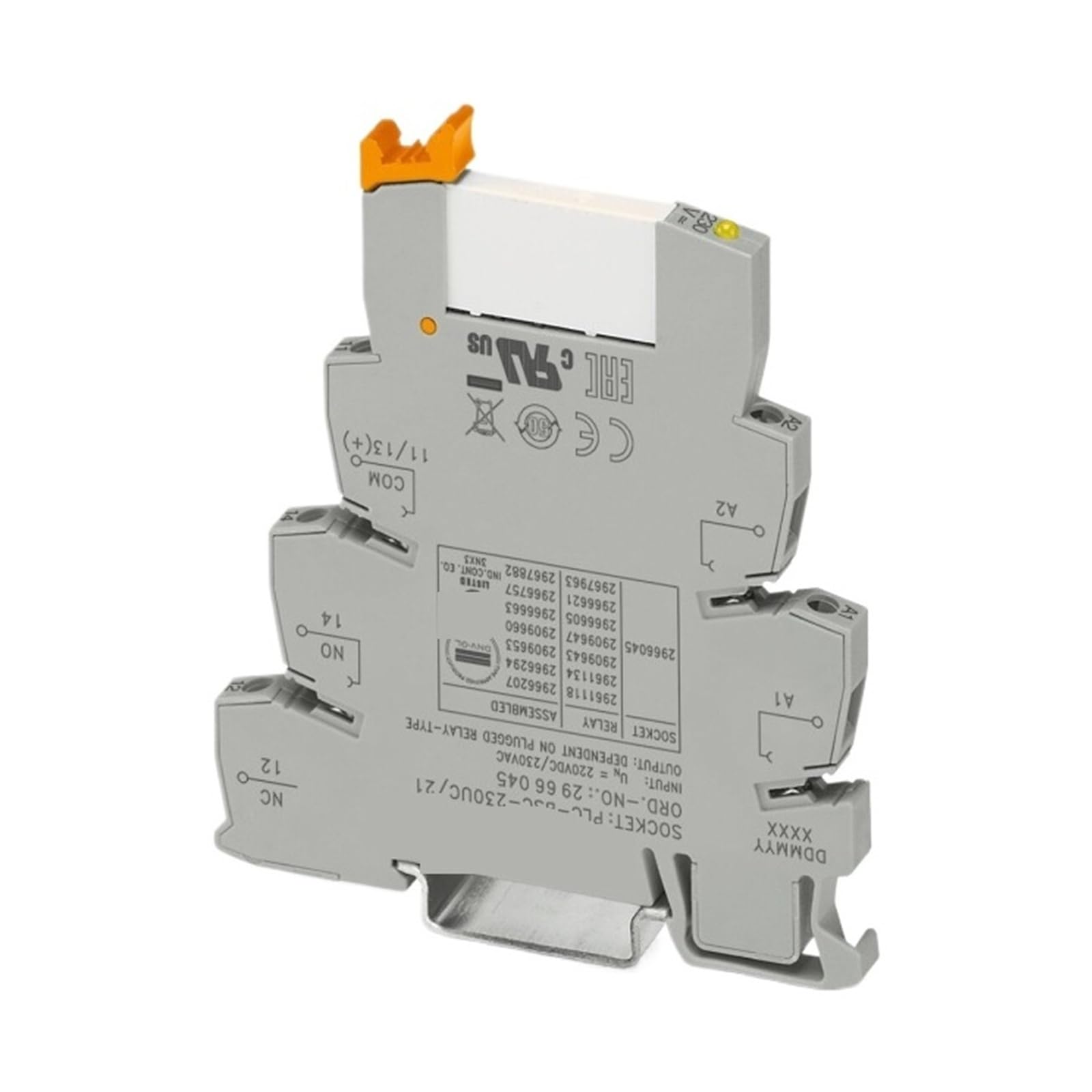QVIVFYBOE Relay module PLC-RSC-230UC/21 Relay Module 2966207
