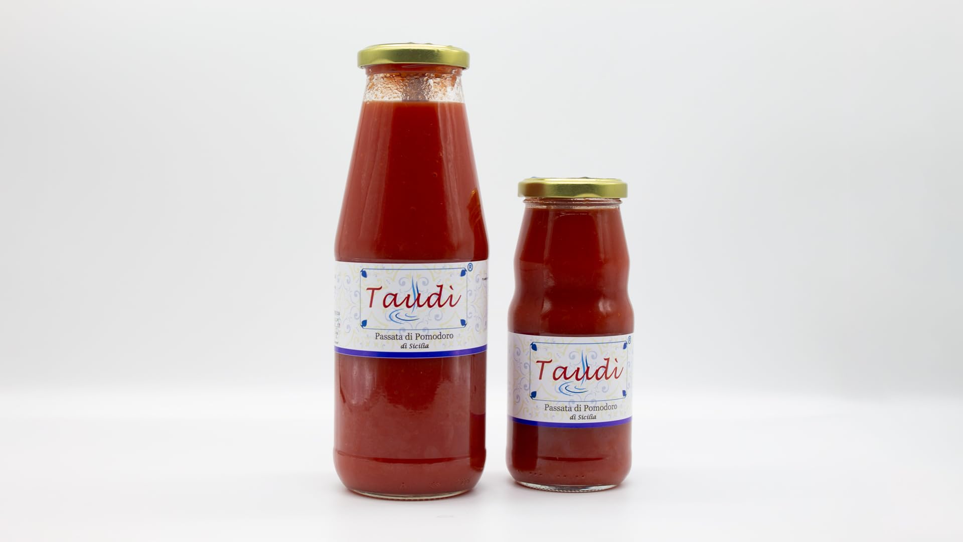 Taudì Conserve Passata De Tomate Artesanal Siciliana – 100% Natural, Sin Conservantes – Hecha Con Tomates Sicilianos Frescos – Ideal Para Salsas Y Pasta – Made in Italy - Tarro De Vidrio 700g