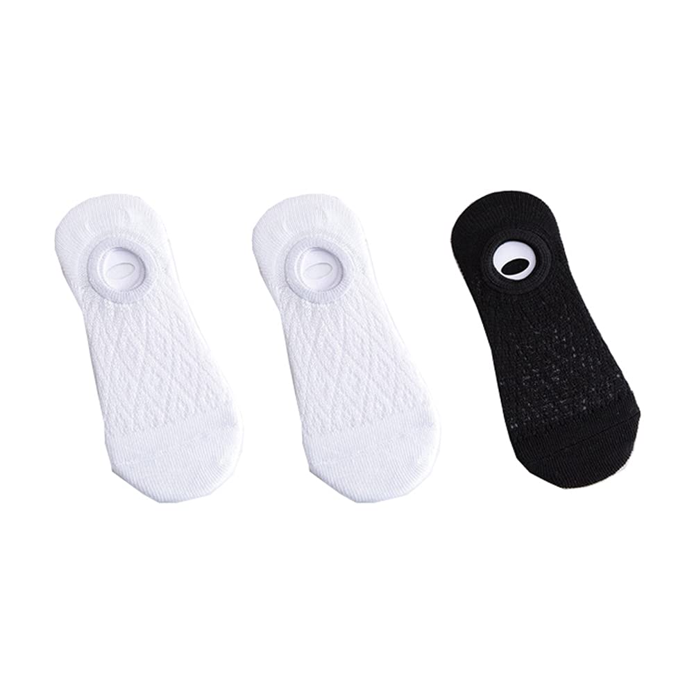 Women No Show Thin Socks Casual Cotton Low Cut Athletic No Slip Socks(3 Pairs)
