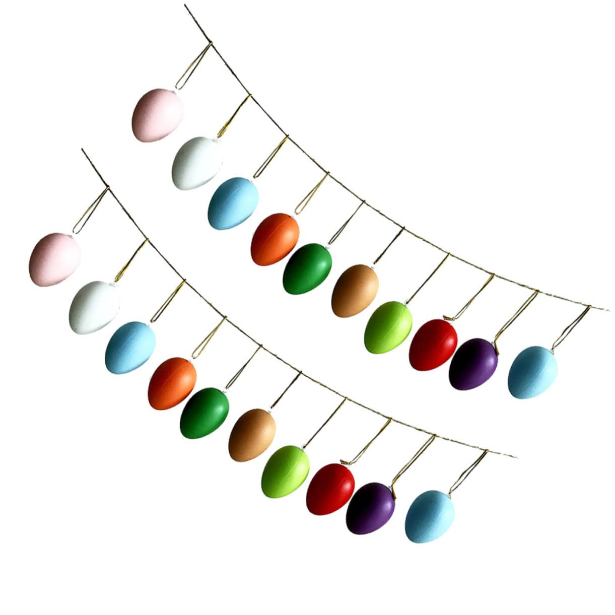 Alipis 72 Pz decorare le uova di pasqua - Decorazione pasquale - Decorazione casa giocattoli per bambini ripieno di cesto pasquale Decorazioni pasquali ciondolo uova di Pasqua