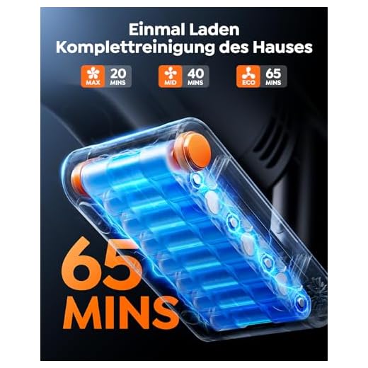 Fieety Kabelloser Akku Staubsauger mit 600W